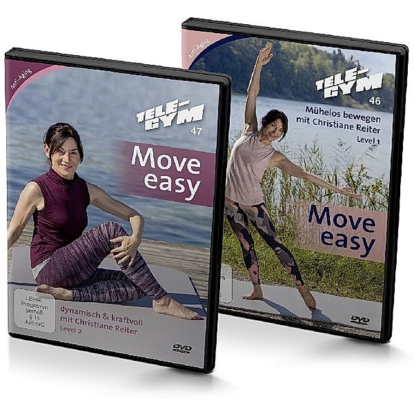 Mühelos bewegen / dynamisch & kraftvoll,2 DVD, Christiane Reiter