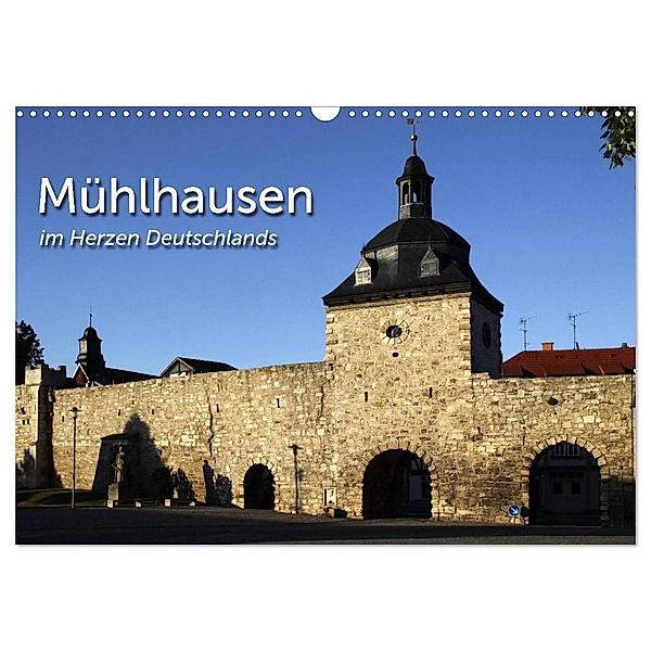 Mühlhausen (Wandkalender 2024 DIN A3 quer), CALVENDO Monatskalender, Martina Berg