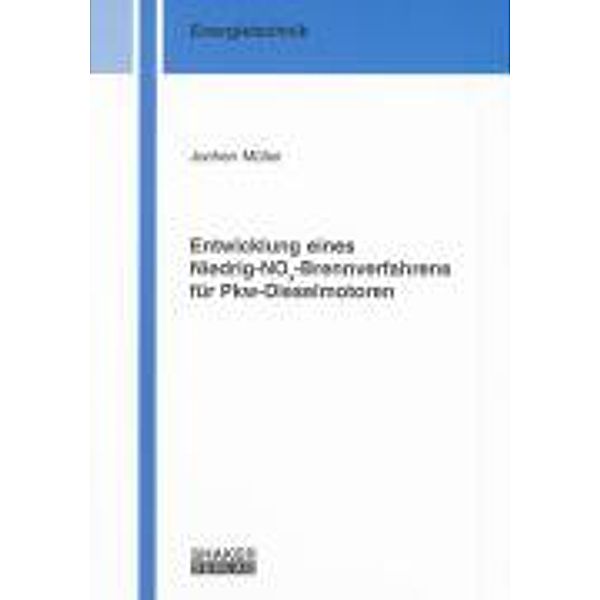 Müller, J: Entwicklung eines Niedrig-NOx-Brennverfahrens für, Jochen Müller