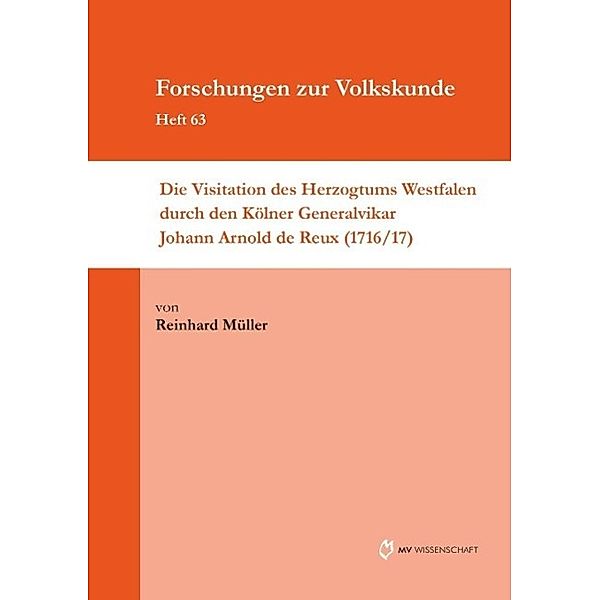 Müller, R: Visitation des Herzogtums Westfalen, Reinhard Müller