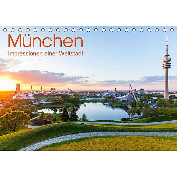 MÜNCHEN Impressionen einer Weltstadt (Tischkalender 2021 DIN A5 quer), Werner Dieterich