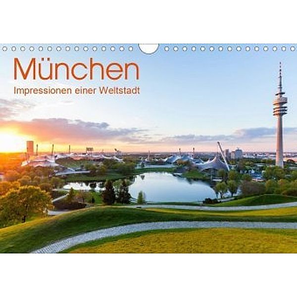 MÜNCHEN Impressionen einer Weltstadt (Wandkalender 2020 DIN A4 quer), Werner Dieterich