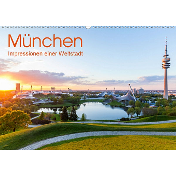 MÜNCHEN Impressionen einer Weltstadt (Wandkalender 2020 DIN A2 quer), Werner Dieterich
