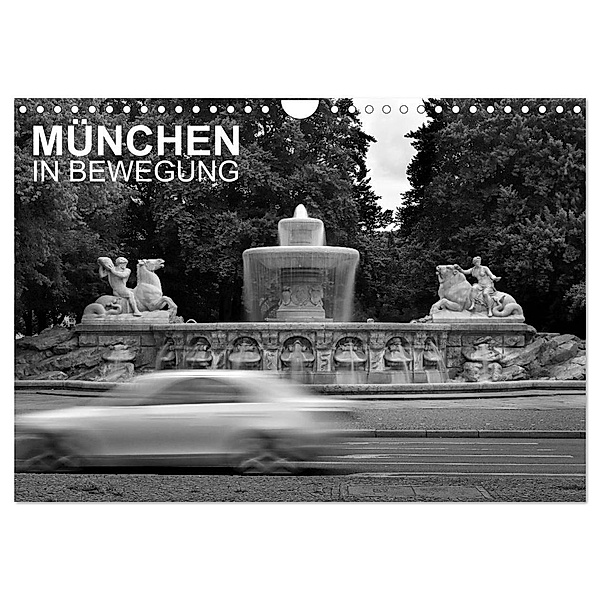 München in Bewegung (Wandkalender 2024 DIN A4 quer), CALVENDO Monatskalender, Jürgen Fischer