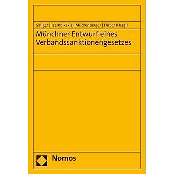 Münchner Entwurf eines Verbandssanktionengesetzes