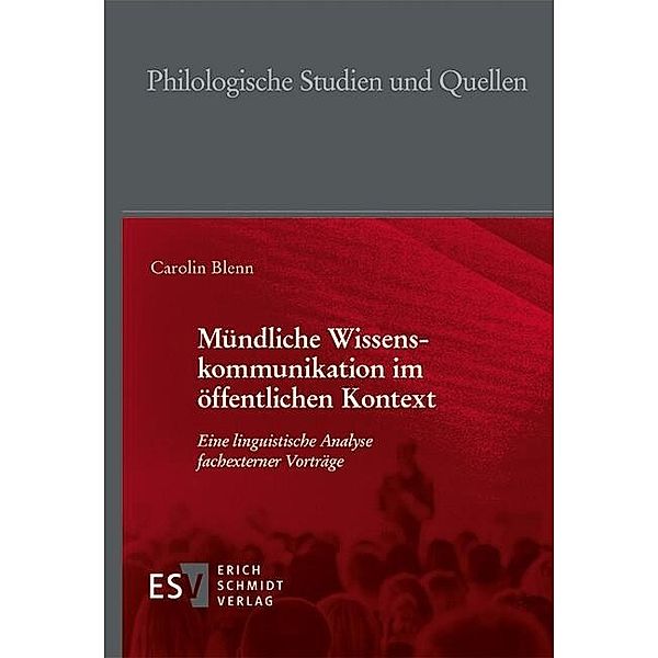 Mündliche Wissenskommunikation im öffentlichen Kontext, Carolin Blenn