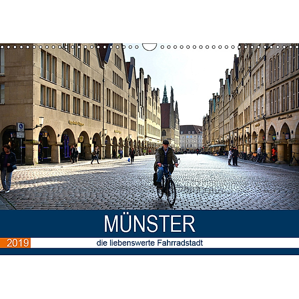 Münster - die liebenswerte Fahrradstadt (Wandkalender 2019 DIN A3 quer), Thomas Bartruff