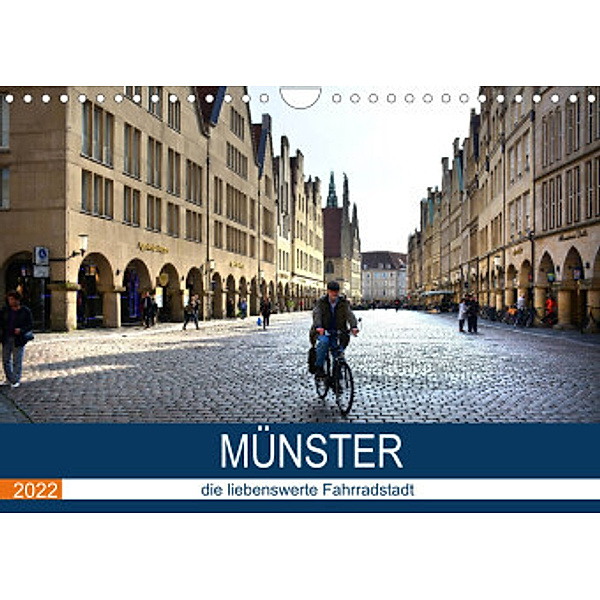 Münster - die liebenswerte Fahrradstadt (Wandkalender 2022 DIN A4 quer), Thomas Bartruff