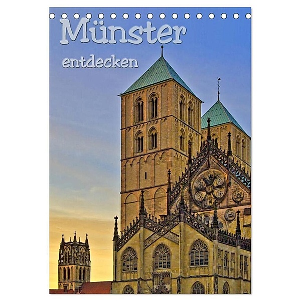 Münster entdecken (Tischkalender 2024 DIN A5 hoch), CALVENDO Monatskalender, Paul Michalzik