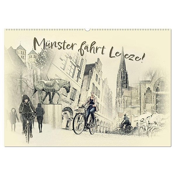 Münster fährt Leeze! (Wandkalender 2024 DIN A2 quer), CALVENDO Monatskalender, Viktor Gross