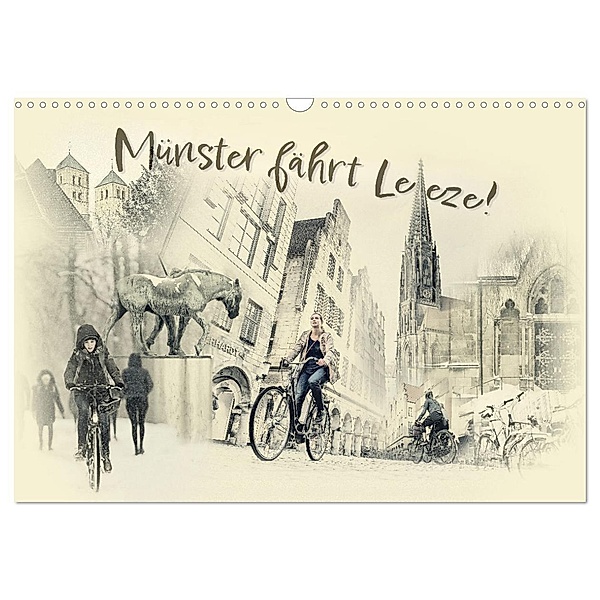 Münster fährt Leeze! (Wandkalender 2025 DIN A3 quer), CALVENDO Monatskalender, Calvendo, Viktor Gross