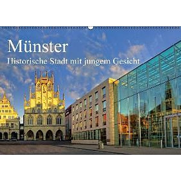 Münster - Historische Stadt mit jungem Gesicht (Wandkalender 2016 DIN A2 quer), Paul Michalzik