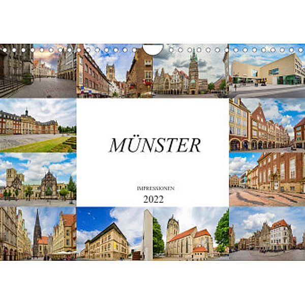 Münster Impressionen (Wandkalender 2022 DIN A4 quer), Dirk Meutzner