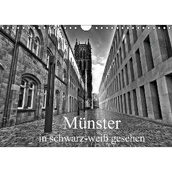 Münster in schwarz-weiß gesehen (Wandkalender 2016 DIN A4 quer), Paul Michalzik