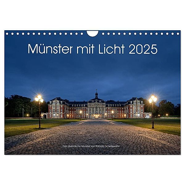 Münster mit Licht (Wandkalender 2025 DIN A4 quer), CALVENDO Monatskalender, Calvendo, Roberto Schirdewahn