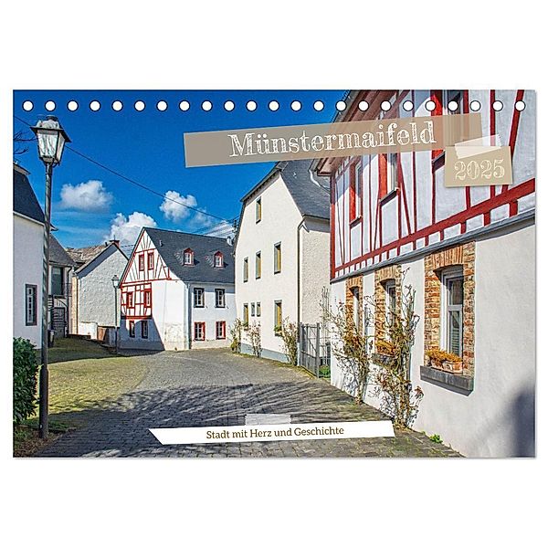 Münstermaifeld - Stadt mit Herz und Geschichte (Tischkalender 2025 DIN A5 quer), CALVENDO Monatskalender, Calvendo, Thomas Bartruff