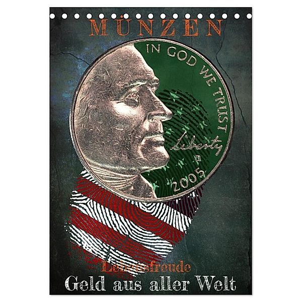 Münzen - Geld aus aller Welt (Tischkalender 2024 DIN A5 hoch), CALVENDO Monatskalender, Wilfried W. Vossen Herzog von Laar am Rhein