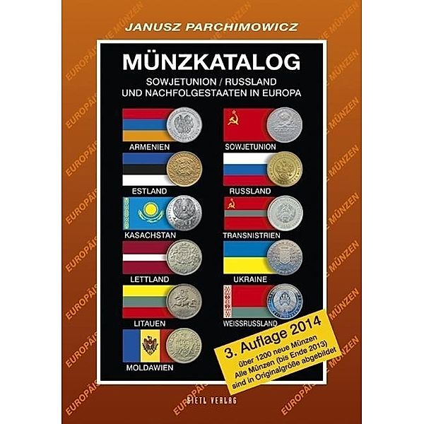 Münzkatalog Sowjetunion/Russland und Nachfolgestaaten in Europa, Janusz Parchimowicz