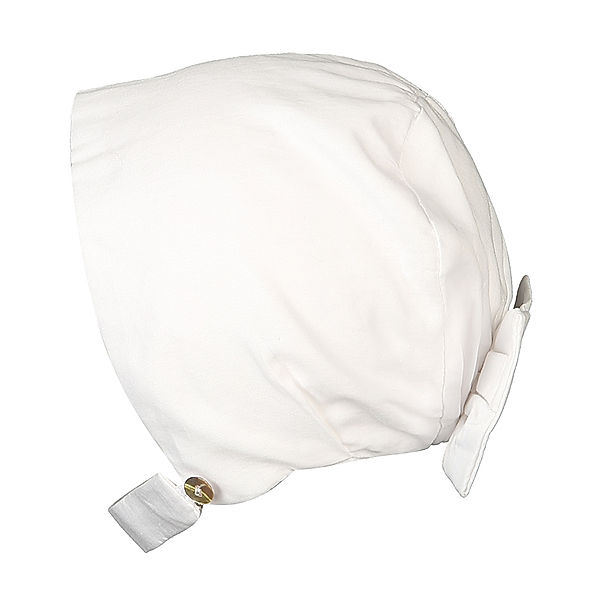 CND Mütze SATIN mit Schleife in weiß