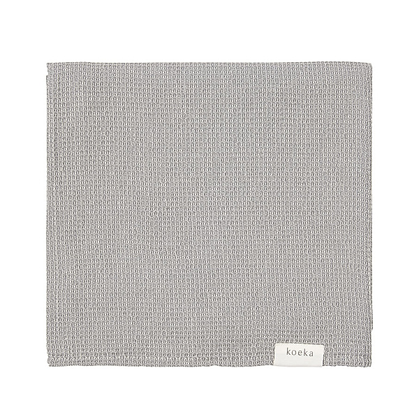 Koeka Mulltuch CAIRO (95x95) in steel grey