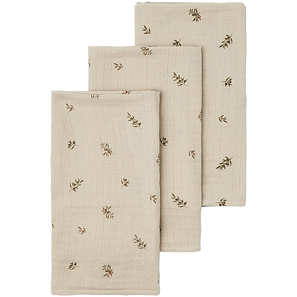 name it Mulltuch NBNNUTTE NAPPIES 3er Pack in oatmeal