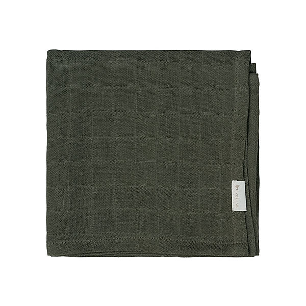 FABELAB Mulltuch UNICOLORED (60x60) in olive