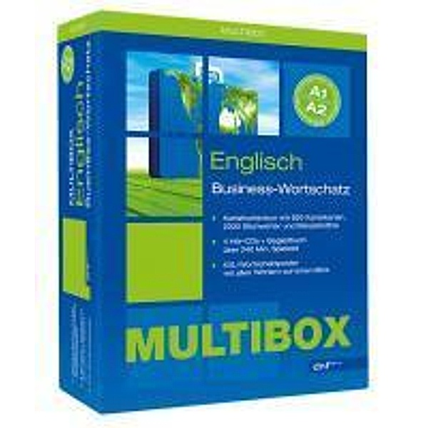 Multibox Business-Wortschatz XXL Englisch, m. 4 Audio-CD, m. 1 Buch, m. 850 Beilage, m. 1 Beilage, dnf-Verlag