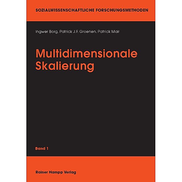 Multidimensionale Skalierung, Ingwer Borg, Patrick J. F. Groenen, Patrick Mair