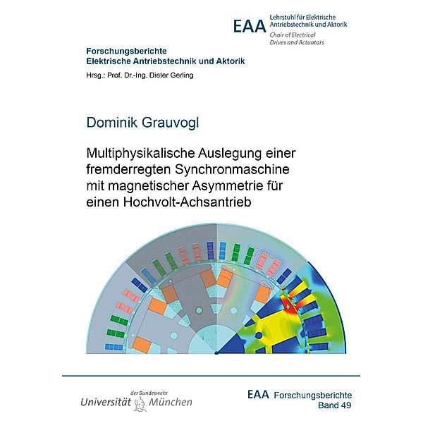 Multiphysikalische Auslegung einer fremderregten Synchronmaschine mit magnetischer Asymmetrie für einen Hochvolt-Achsantrieb, Dominik Grauvogl