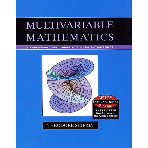 Multivariable Mathematics, Theodore Shifrin