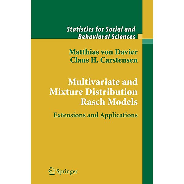 Multivariate and Mixture Distribution Rasch Models, Matthias Davier, Claus H. Carstensen