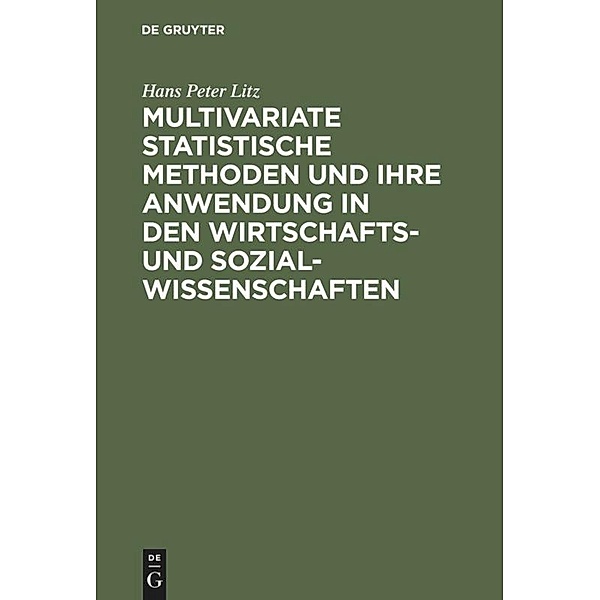Multivariate Statistische Methoden, Hans P. Litz