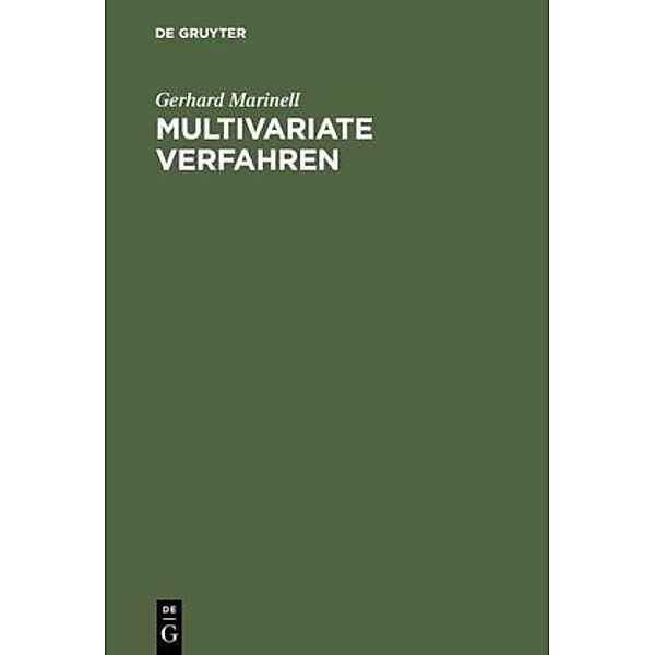 Multivariate Verfahren, Gerhard Marinell