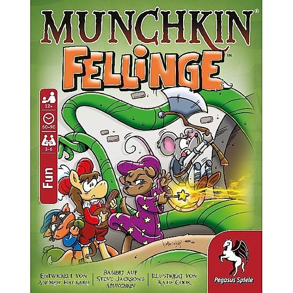 Pegasus Spiele Munchkin Fellinge (Spiel), Andrew Hackard