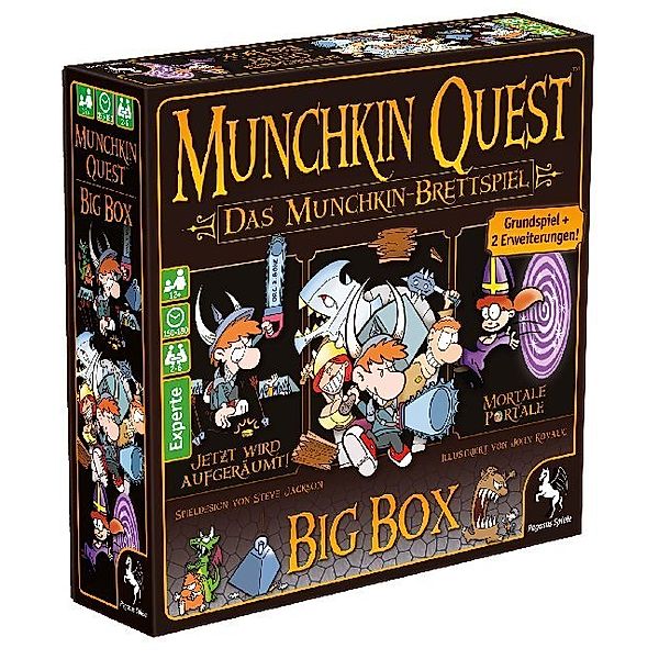 Pegasus Spiele Munchkin Quest: Das Brettspiel, 2. Edition (Spiel)