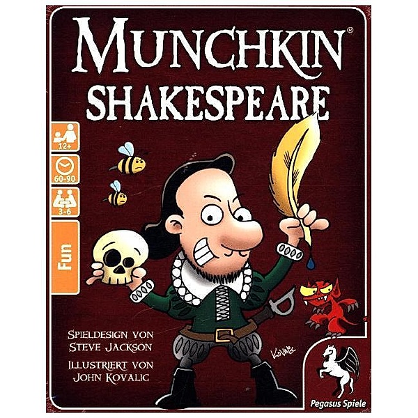 Pegasus Spiele Munchkin Shakespeare (Spiel), Steve Jackson, John Kovalic