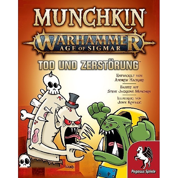 Pegasus Spiele Munchkin Warhammer: Age of Sigmar - Tod und Zerstörung (Spiel-Zubehör)