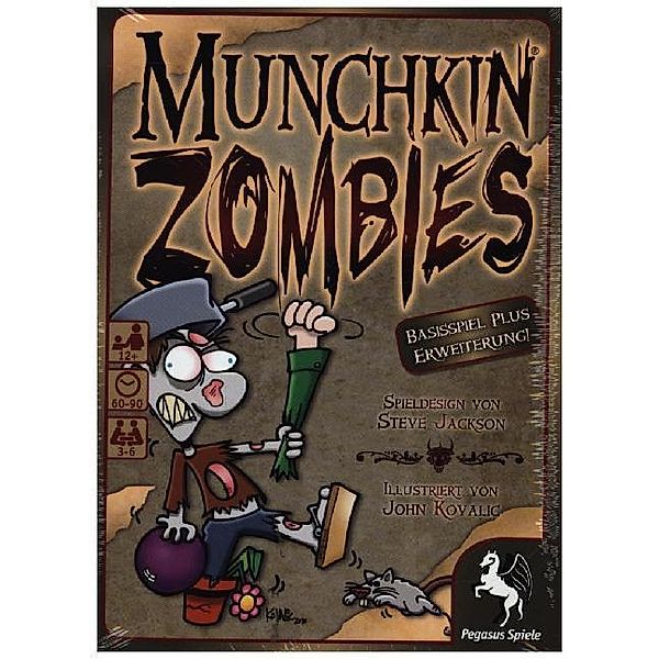Pegasus Spiele Munchkin Zombies 1+2 (Spiel), Steve Jackson
