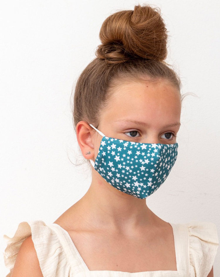 Mund-Nasen-Maske STAR MASK GREEN in petrol kaufen