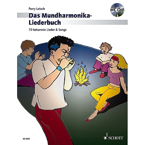 Mundharmonika spielen - mein schönstes Hobby / Das Mundharmonika-Liederbuch, m. Audio-CD, Perry Letsch