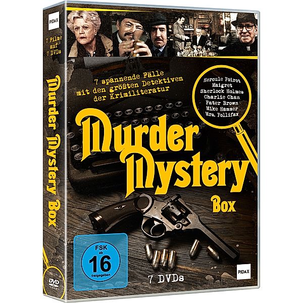 Murder Mystery Box, Angela Lansbury, Tony Randall, Willia Shatner