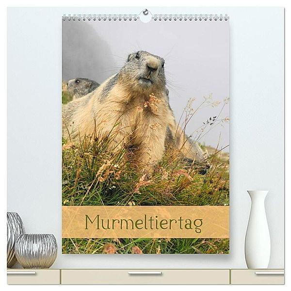 Murmeltiertag (hochwertiger Premium Wandkalender 2024 DIN A2 hoch), Kunstdruck in Hochglanz, Andrea Pons