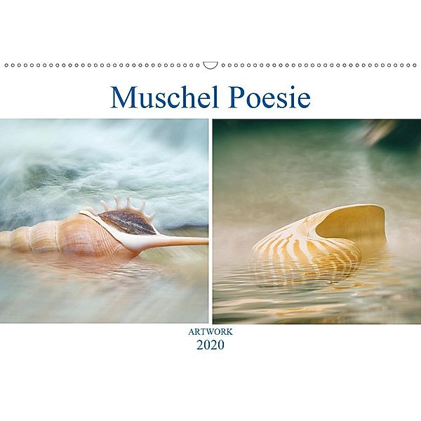 Muschel Poesie - ARTWORK (Wandkalender 2020 DIN A2 quer), Liselotte Brunner-Klaus