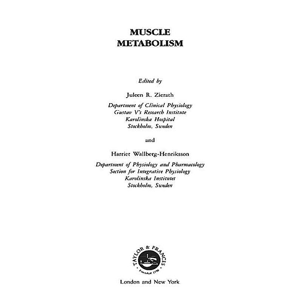 Muscle Metabolism