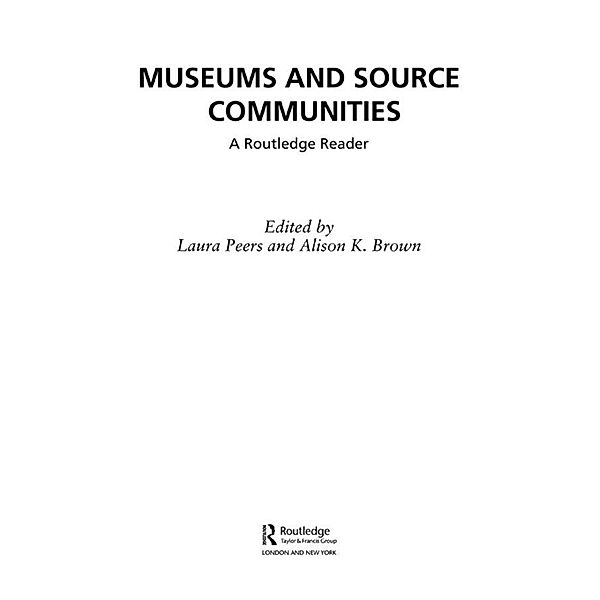 Museums and Source Communities