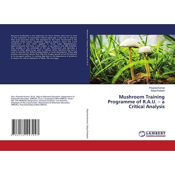 Mushroom Training Programme of R.A.U. - a Critical Analysis, Satya Prakash, Priyanka Kumari