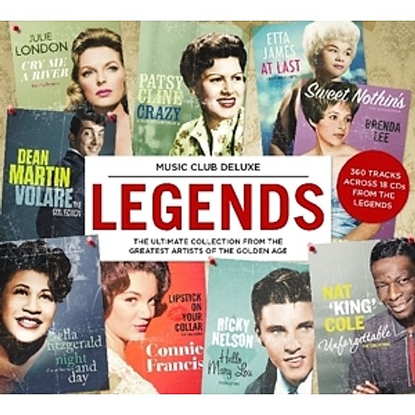 Music Club Deluxe Legends, Diverse Interpreten