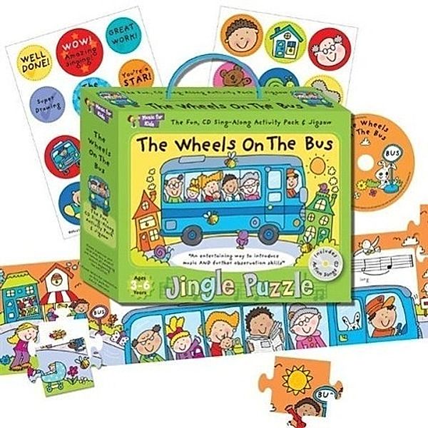 Music For Kids: Jingle Puzzle - The Wheels on th Bus