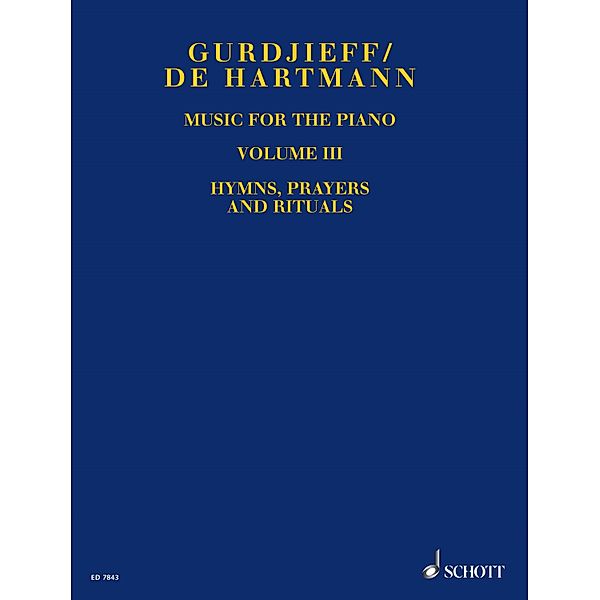 Music for the Piano Volume III, Georges Ivanovich Gurdjieff, Thomas de Hartmann