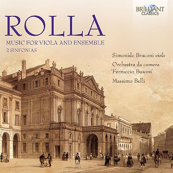 Music For Viola And Ensemble-2 Sinfonias, Alessandro Rolla
